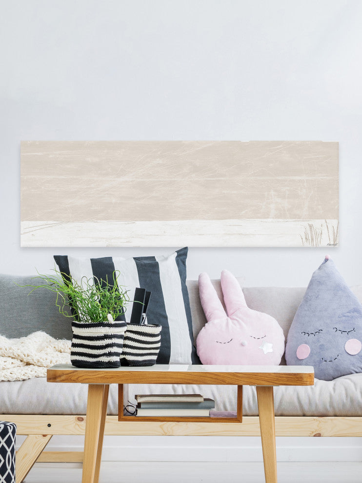 "Desert Road" Painting Print on Wrapped Canvas, 45x15