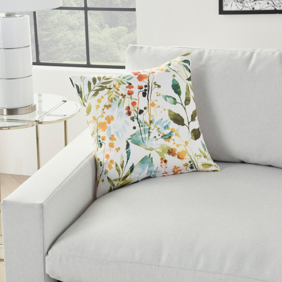Mina Victory GT130 Throw Pillow, Multicolor, 18" x 18"