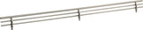 Satin Nickel 23" Shoe Fence for Shelving