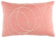 Surya Solid Bold SB-035 13"x19" Pillow Cover, Cream/Mauve