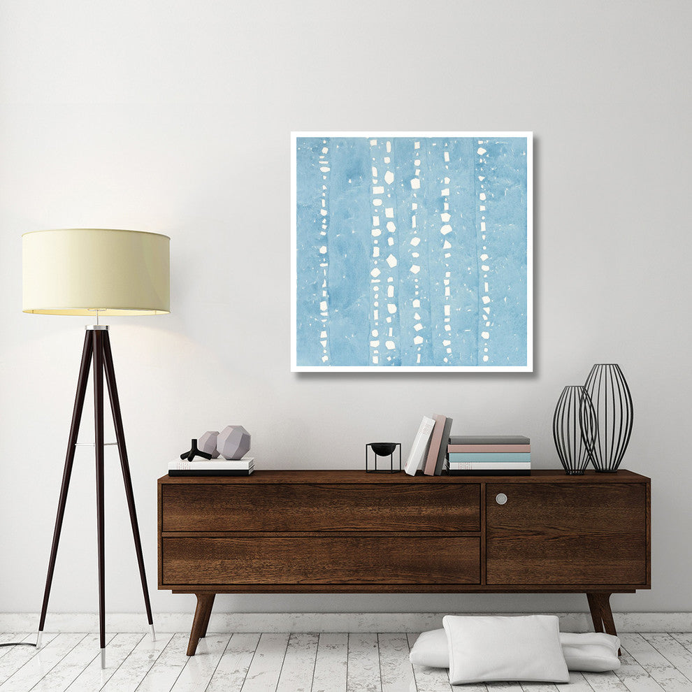 "Wishy Washy Blues I" Digital Paper Print by Shirley Novak, 42"x42"