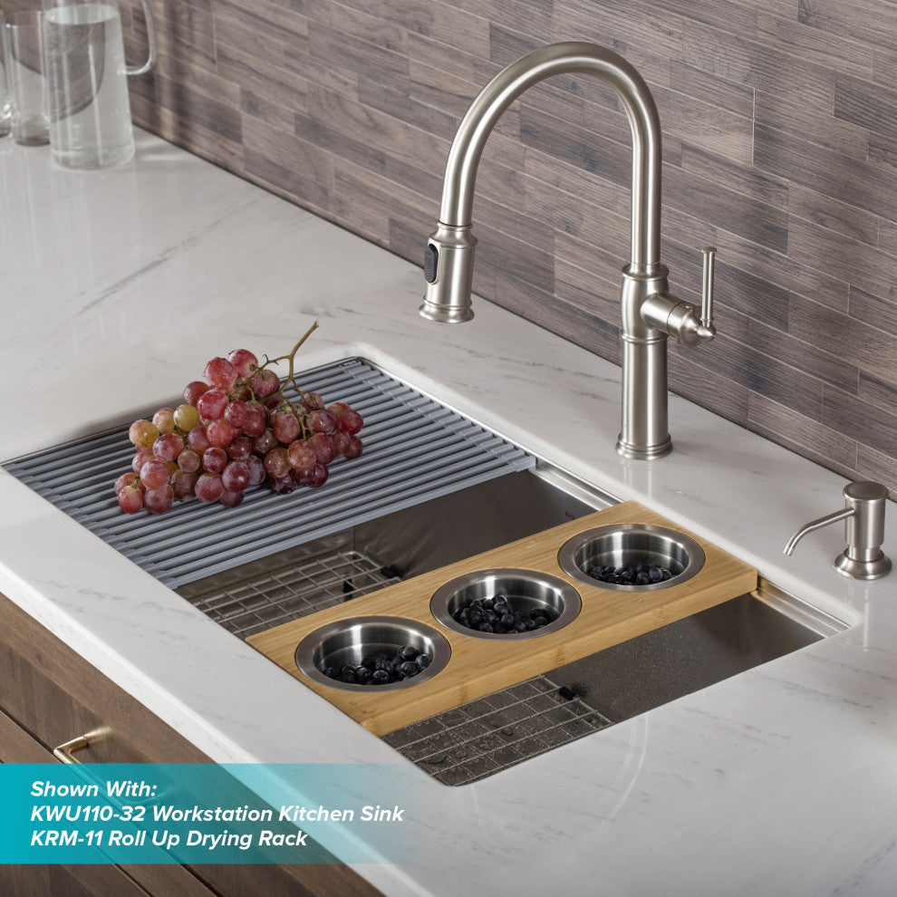 Sellette Pull-Down 1-Hole Kitchen Faucet SFS, Soap Dispenser