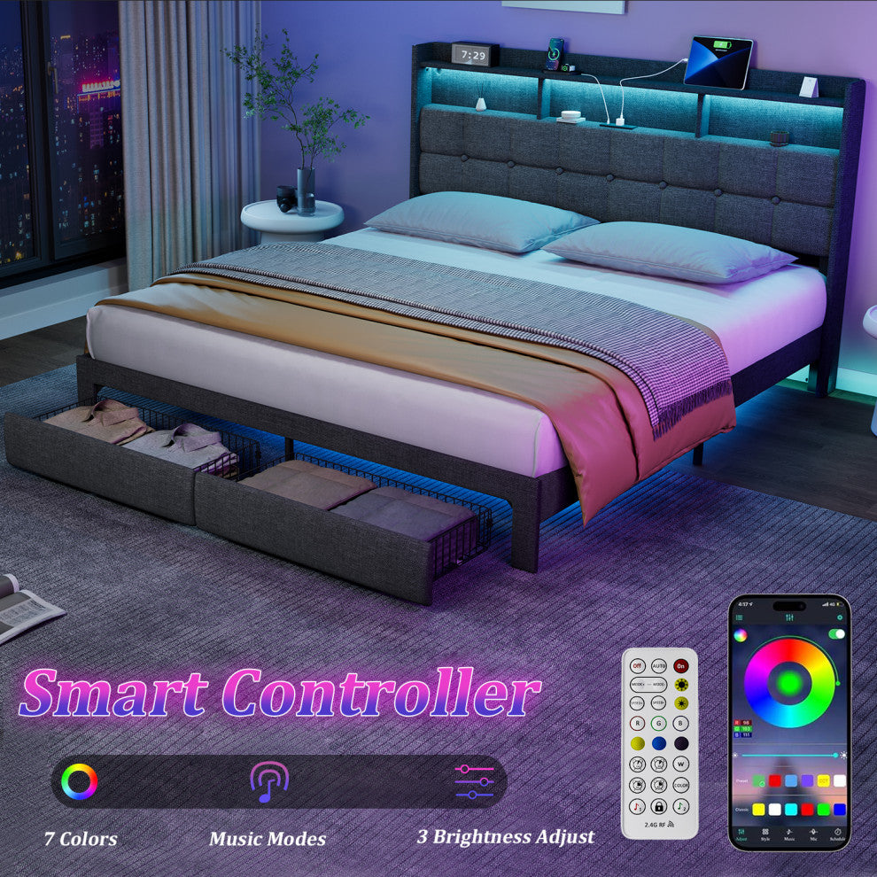 Gewnee King Bed Frame