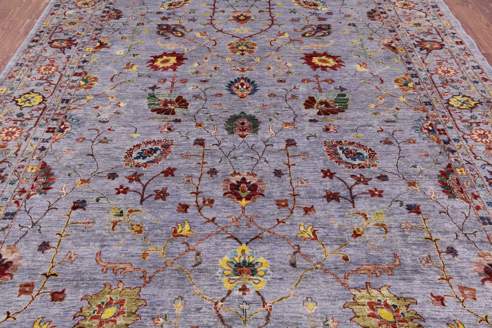 Persian Tabriz Hand Knotted Wool Rug 8' 0" X 9' 10" Q7535