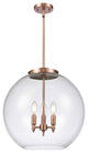 INNOVATIONS 221-3S-AC-G122-18-LED 3-Light Pendant Antique Copper