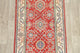 Hand Made Wool Pakistani Oriental Traditional Kazak Runner Rug, Red, 9'6"X2'8"
