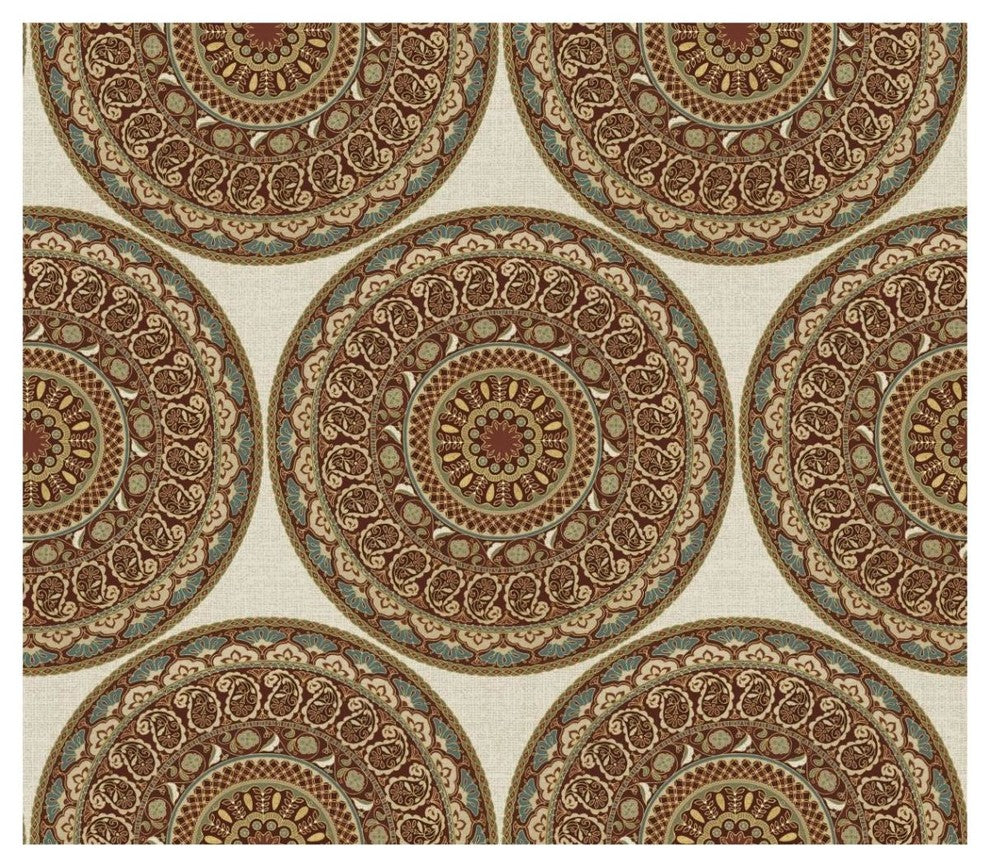 "Mandala Road Pattern I" Digital Paper Print by Daphne Brissonnet, 42"x37"