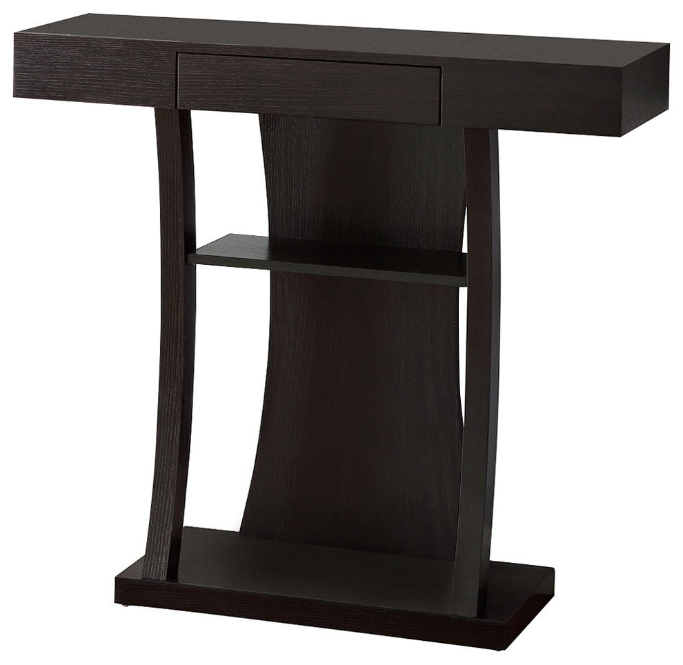 Coaster Console Table, Cappuccino