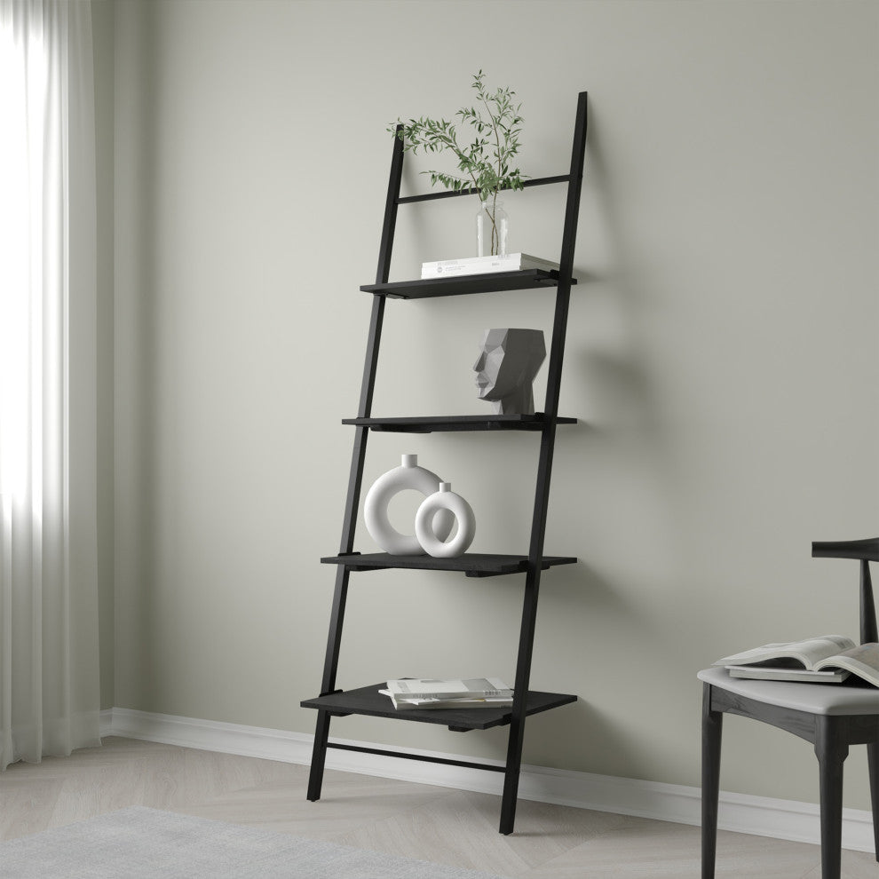 Claret Ladder Shelf, Black