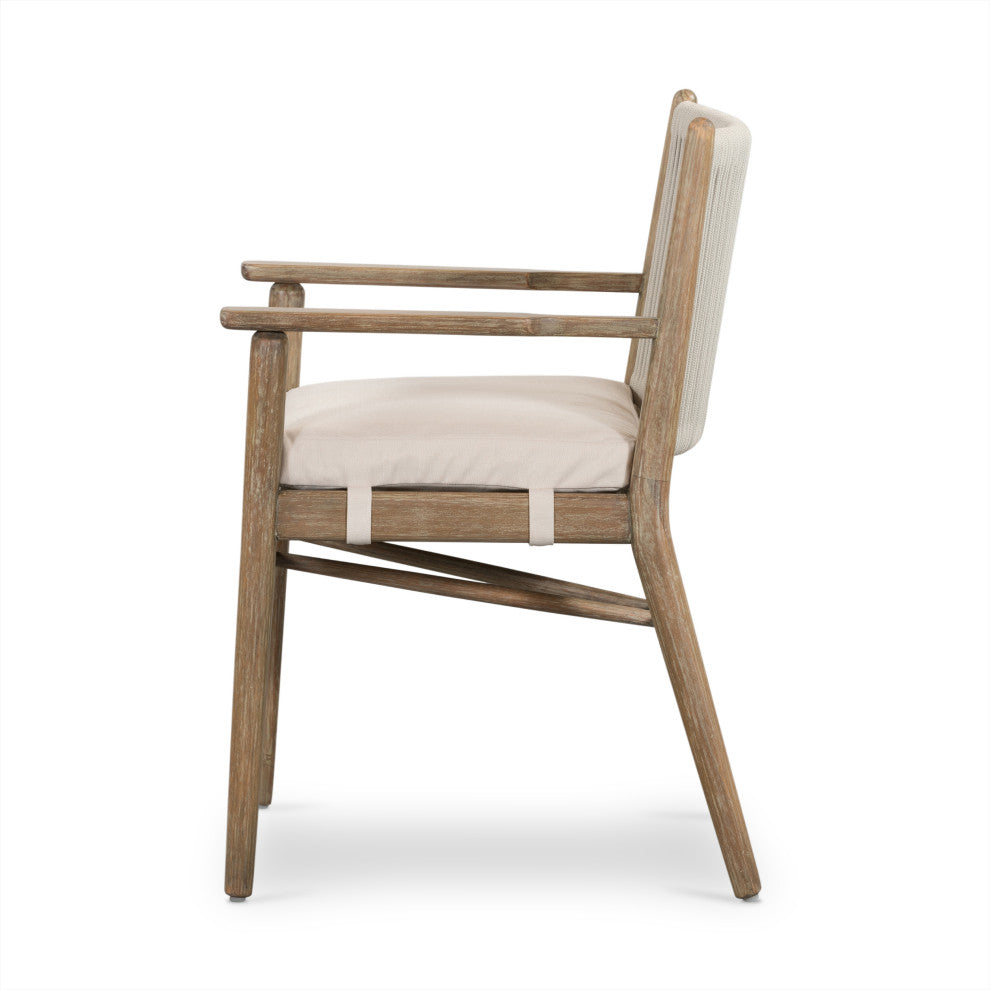 Rosen Outdoor Dining Armchair-Natural
