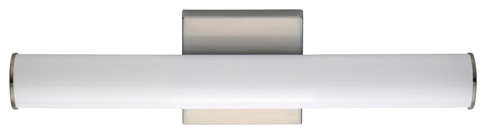 Maxim 52100 Rail 18" Tubular LED Bath Bar - Compliant - Satin Nickel