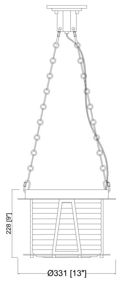 Z-LITE 1-Light Pendant, Matte Black