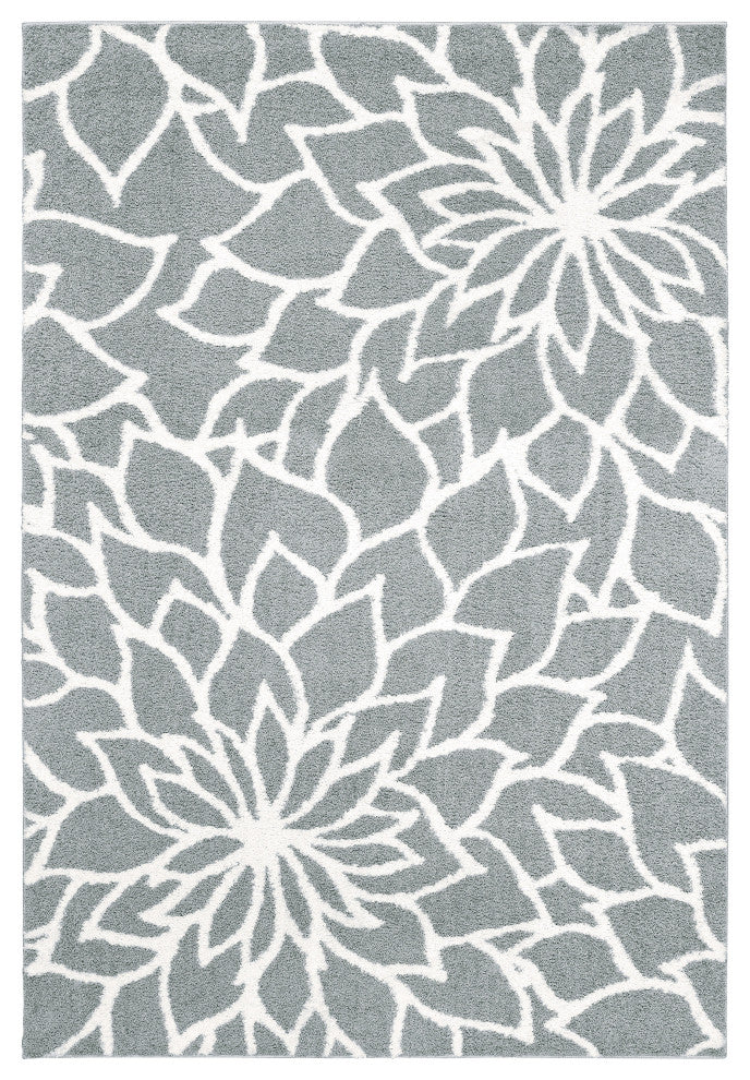Oriental Weavers Verona Grey/ Ivory Floral Indoor Area Rug 9'10"X12'10"