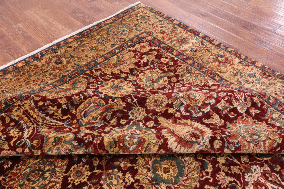 9' 2" X 12' 0" Persian Handmade Wool Rug Q11355