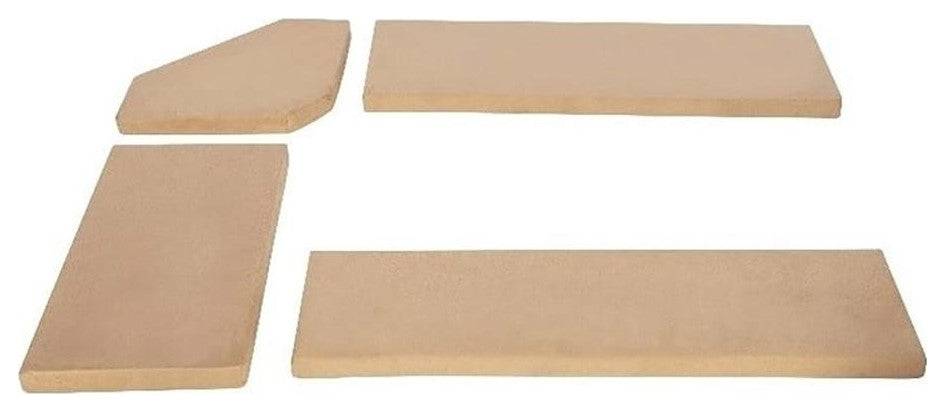 Hawthorne Collections 4-Piece Transitional Fabric Cushion Set in Beige