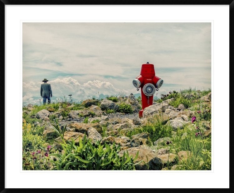 "Homesick" Framed Digital Print by Ambra, 40x32"