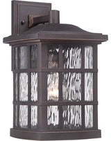Quoizel SNN8409PN One Light Outdoor Wall Lantern Stonington Palladian Bronze
