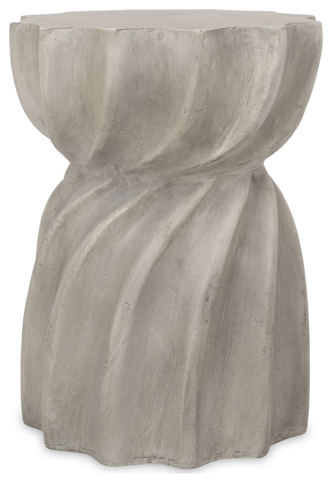 Shmuel Indoor Lightweight Concrete Accent Side Table