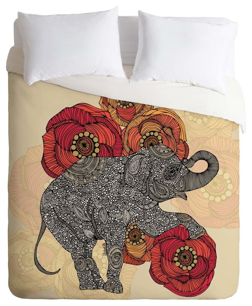 Deny Designs Valentina Ramos Rosebud Duvet Cover - Lightweight
