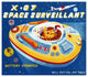 "X-07 Space Surveillant II" Digital Paper Print by Retrorocket 42x37