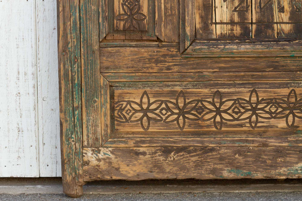 Great 19th Century Carved Moroccan Door