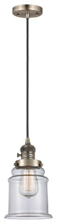 INNOVATIONS 201CSW-AB-G182 1-Light Mini Pendant Antique Brass
