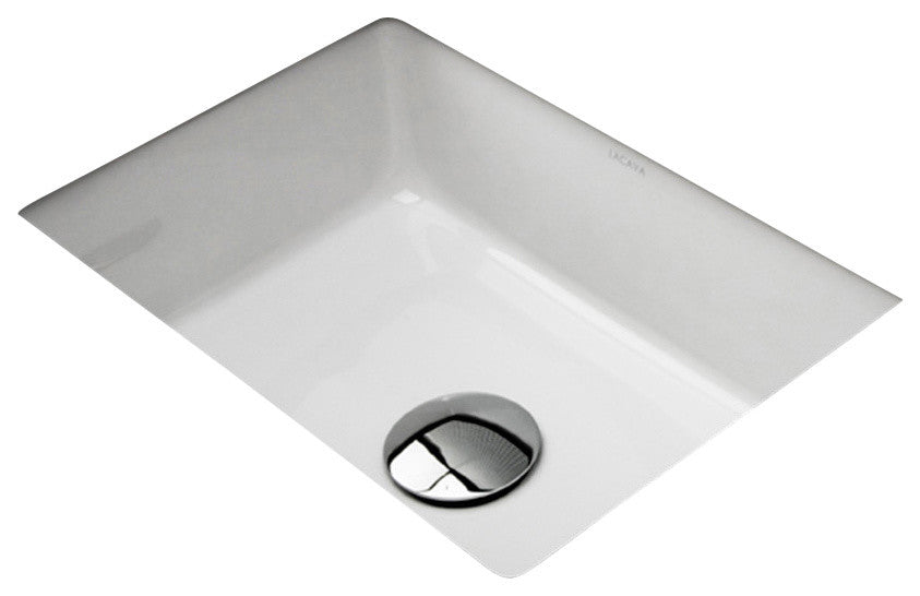 Lacava Cube Collection Lavatory, White