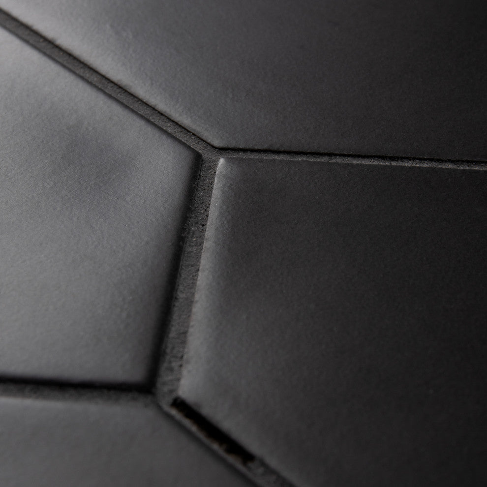 Kite Black Porcelain Floor and Wall Tile