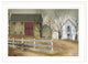 "The Old Stone Barn" by Billy Jacobs, Framed Print, White Frame