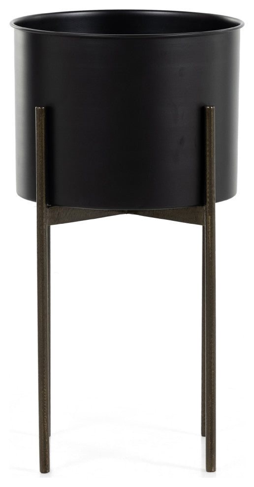Jed Planter-Iron Matte Black