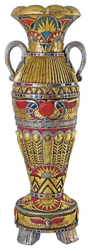 5Ft Luxor Temple Egyptian Urn Statue Sculpture Figurine