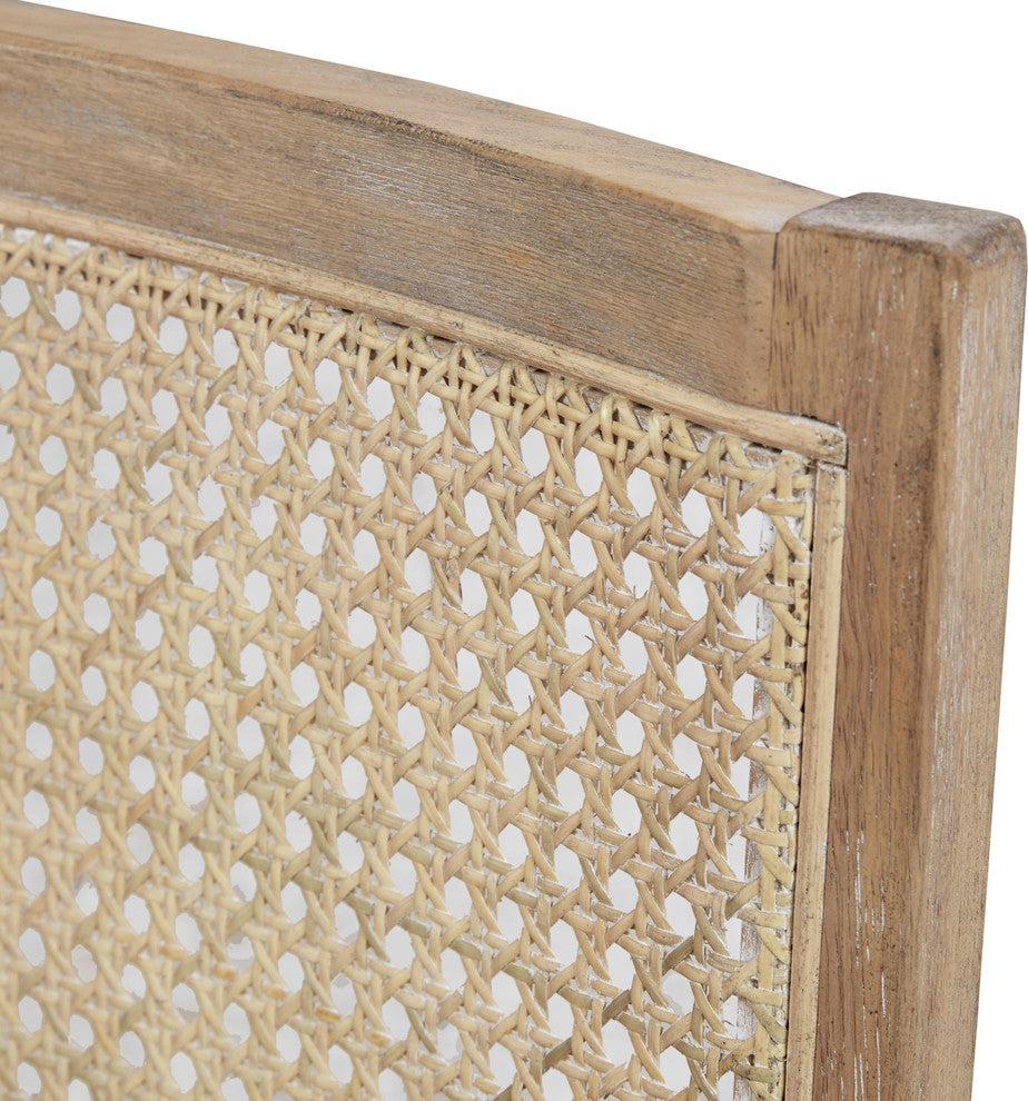 INK+IVY Kelly Accent Chair Dining Chairs, Natural, Accent Chair
