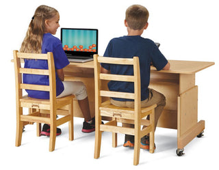 Apollo Double Computer Desk - White Top