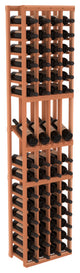4 Column Display Row Wine Cellar Kit, Redwood, Unstained