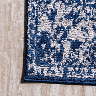 Soleiman Modern Persian Area Rug, Navy, 3 X 5