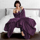 Bare Home Microplush Fleece Blanket, Plum, Full/Queen