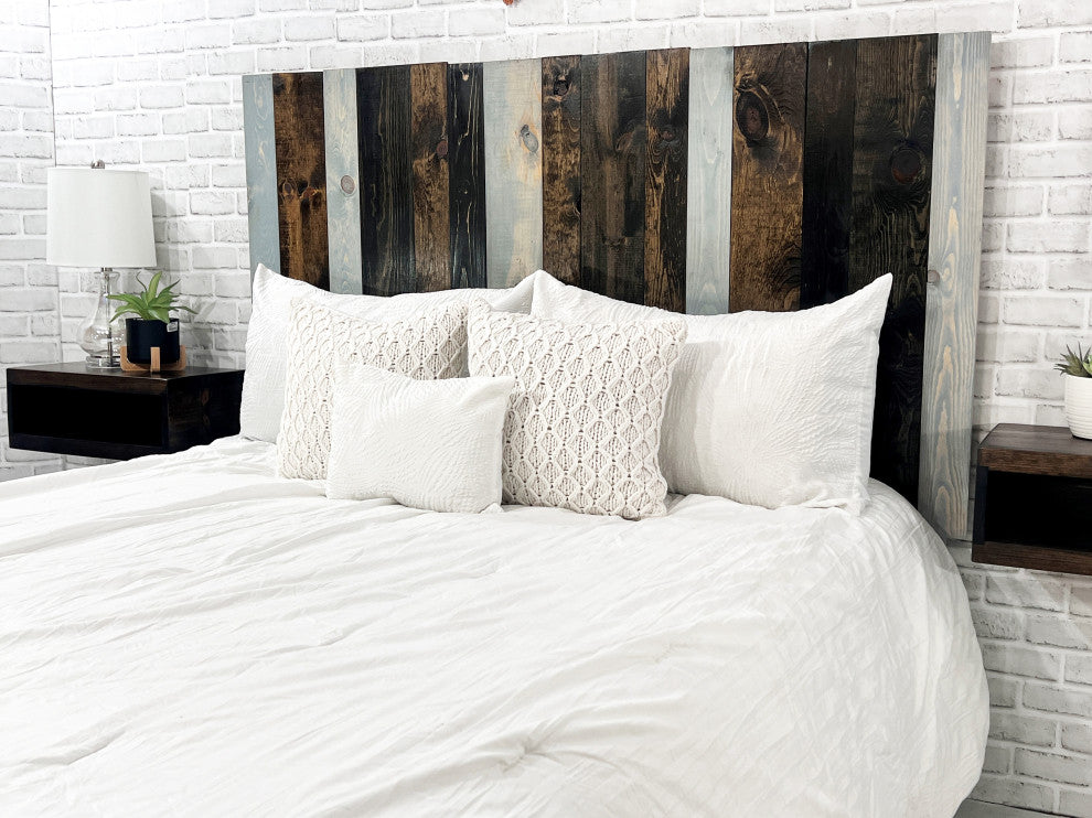 Handcrafted Headboard, Leaner Style, All Terrain Mix, Full