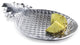 Silver Tropical Pineapple Shaped Serving Platter