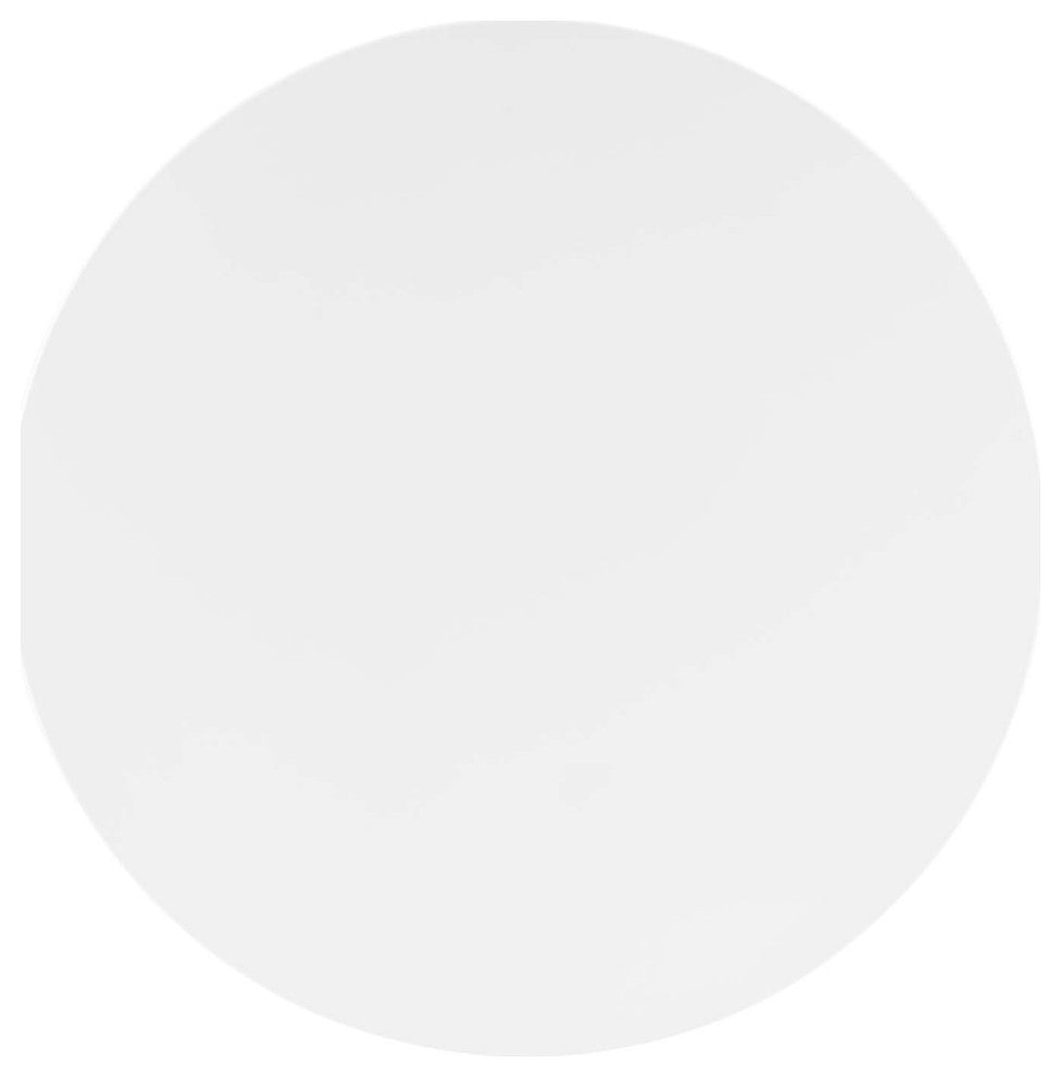Verne 40" Dining Table Gold White