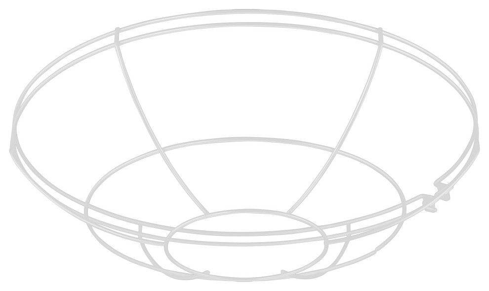 17" White RLM Wire Guard Accessory