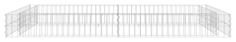 Vidaxl Gabion Raised Bed Galvanized Steel 78.7"x39.4"x7.9"