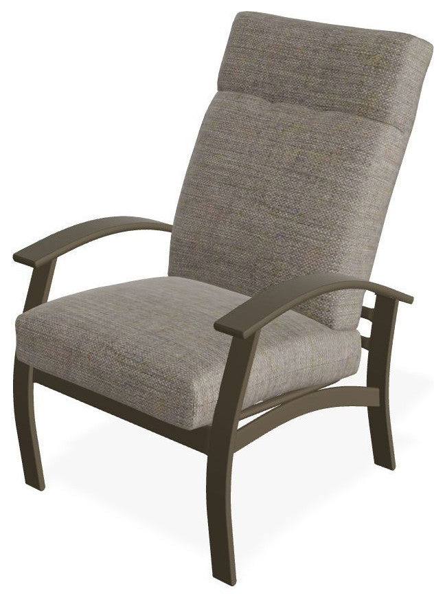 Belle Isle Cushion Outdoor Armchair, Cast/Beachwood