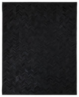 Meir Handmade Area Rug Black, 8' 0" X 10' 0"