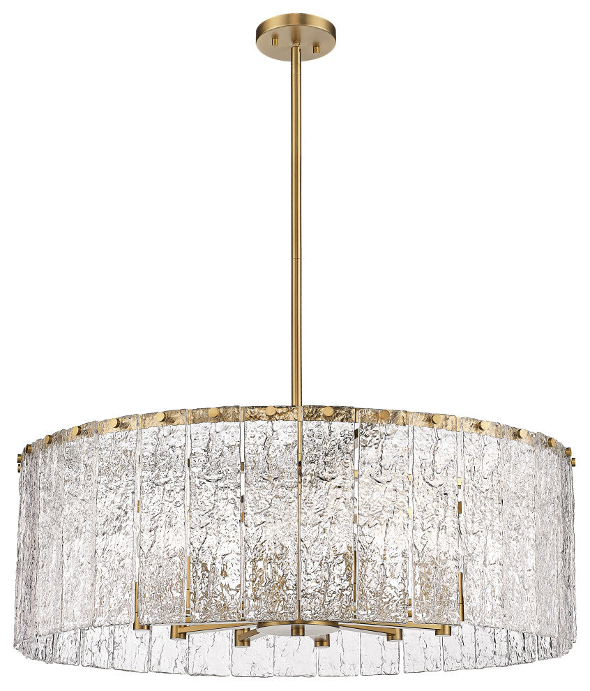 Zlite 1943P32-MGLD 12-Light Pendant, Clear