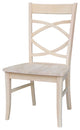Set of Two Milano Chairs with Wood Seats