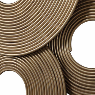 Uttermost 04201 Ahmet 27-3/16" x 34-5/8" Abstract Wall Sculpture - Soft Gold