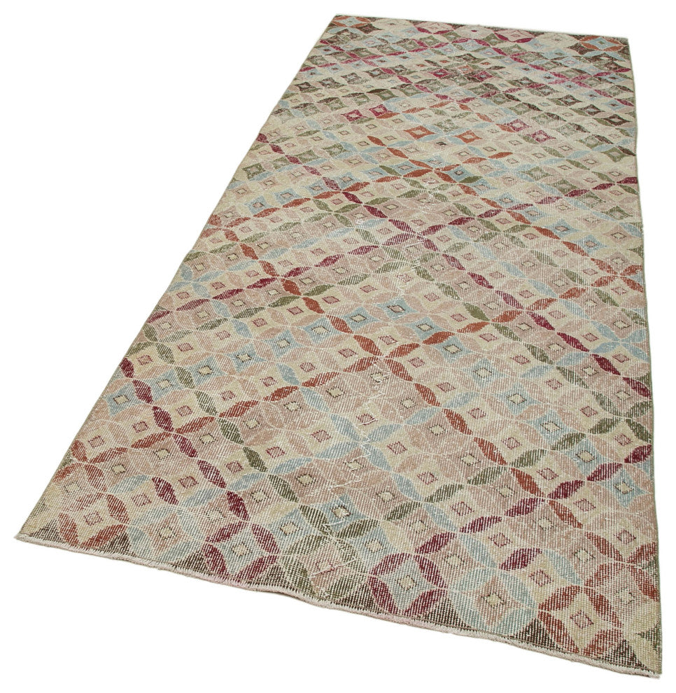 Rug N Carpet - Handwoven Oriental 3' 8'' x 8' 11'' Low Pile  Vintage Rug
