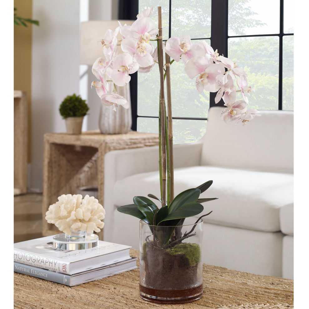 Uttermost 60196 Blush Pink And White Orchid