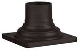 Outdoor Pier Mount Adapter, Bronze