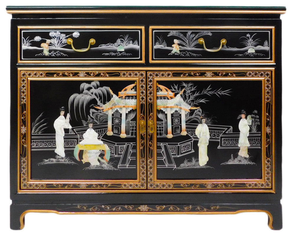 Oriental Buffet, Gold Leaf/Floral